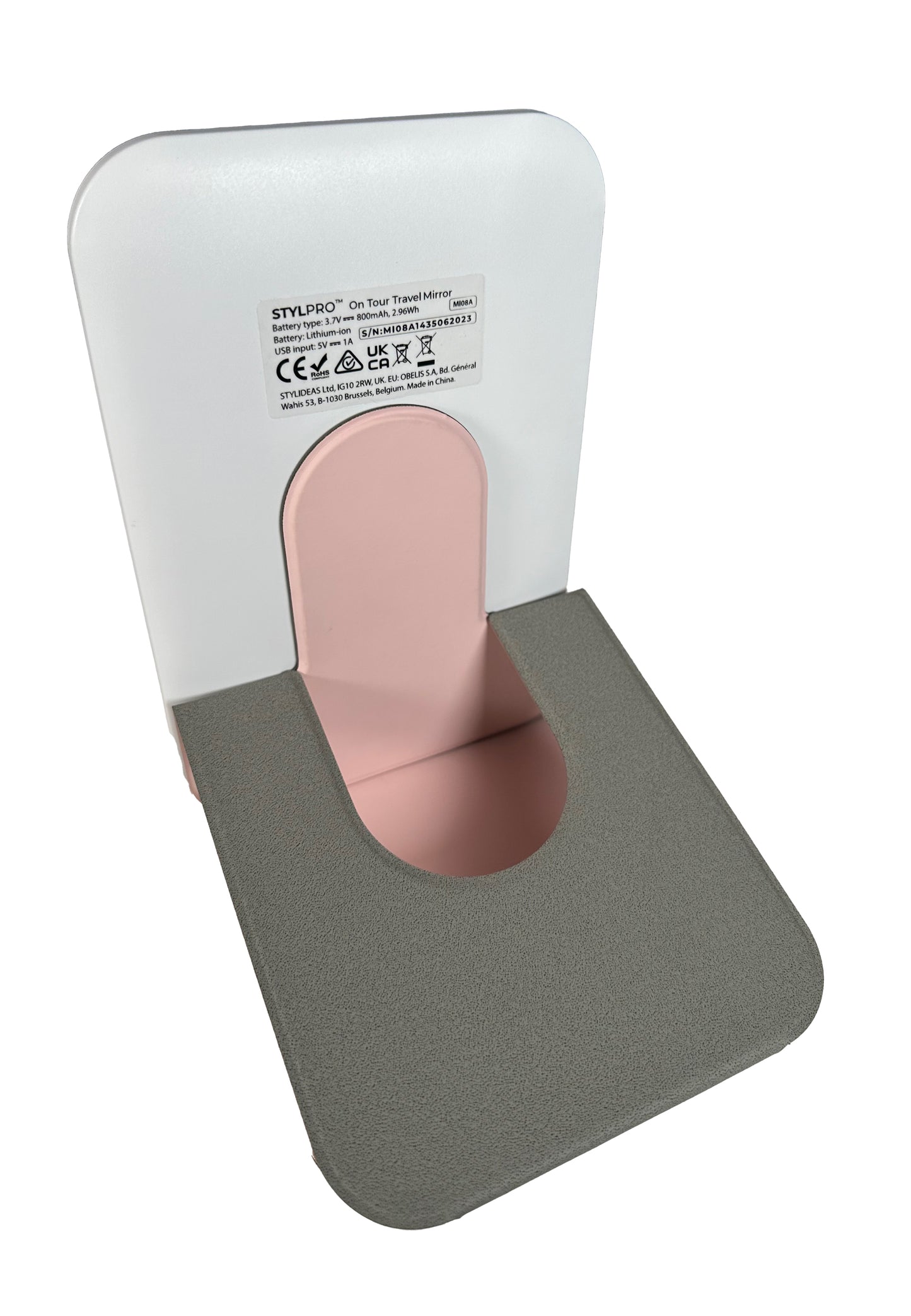 Pink Travel LED Mirror