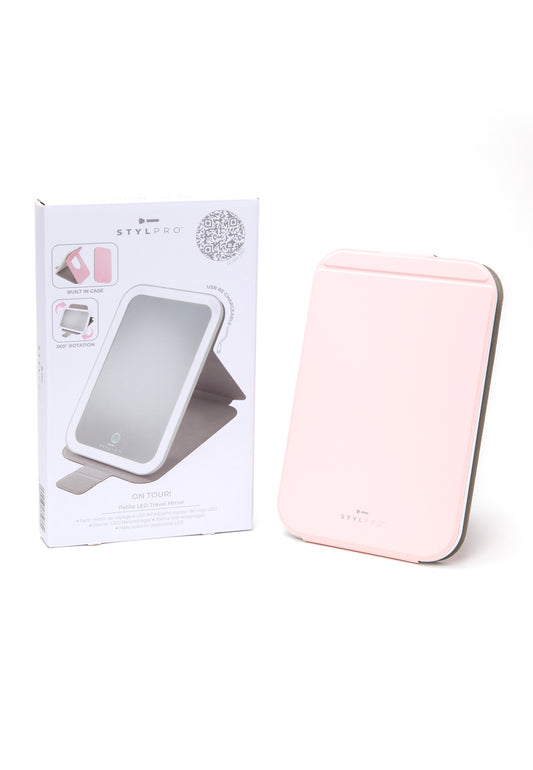 Pink Travel LED Mirror
