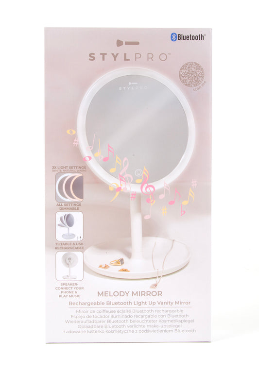 Rechargeable Bluetooth LED Mirror