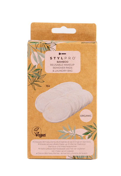 Bamboo Reusable Makeup Pads & Laundry Bag