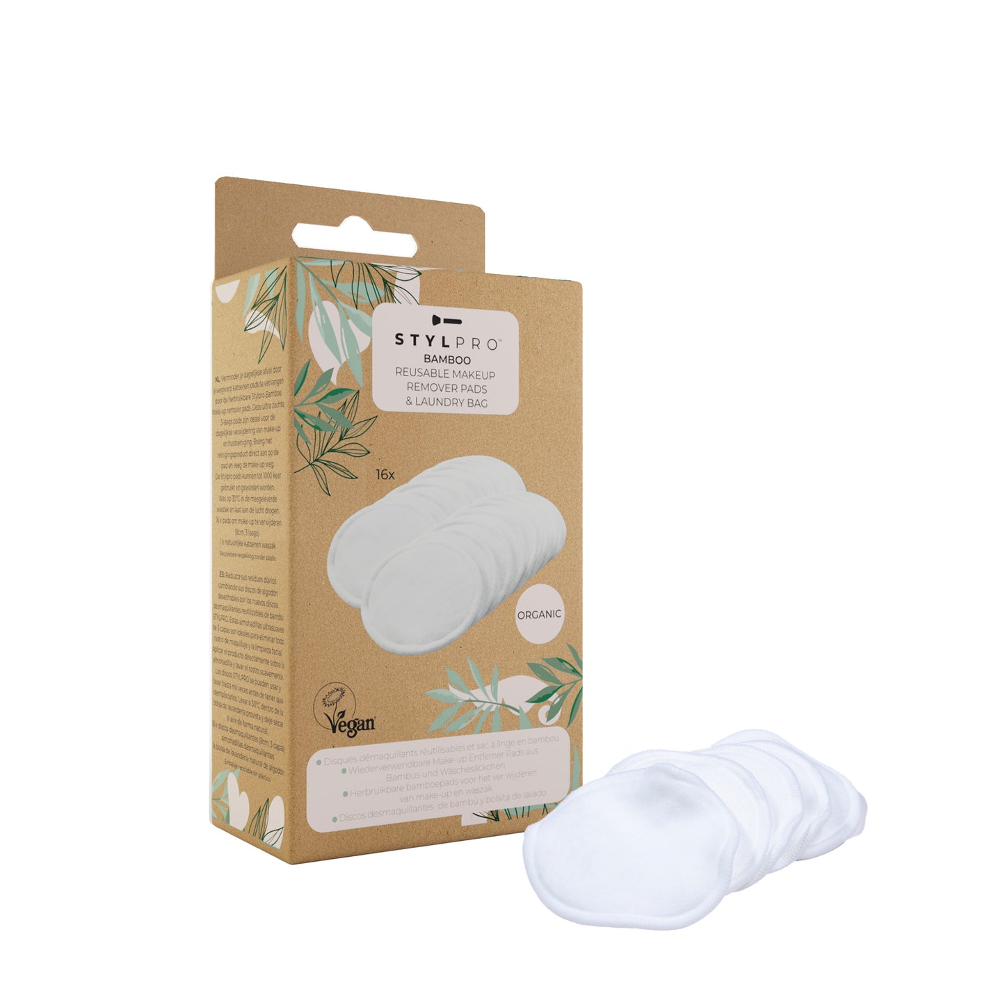 Bamboo Reusable Makeup Pads & Laundry Bag