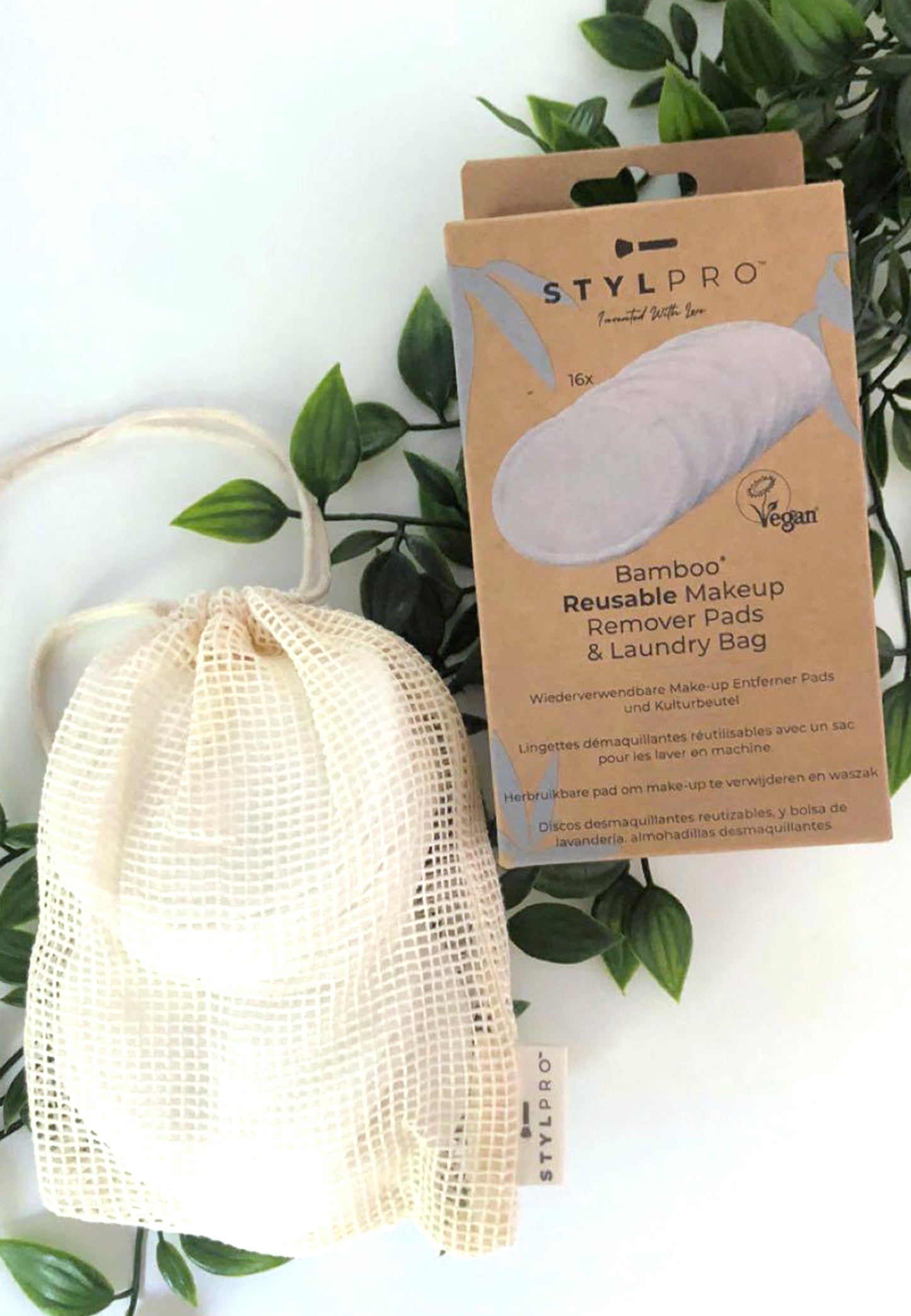 Bamboo Reusable Makeup Pads & Laundry Bag
