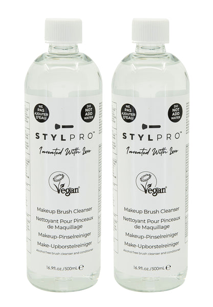 Vegan Makeup Brush Cleanser - 2 Pack