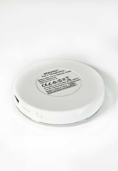 Powerbank mit LED-Spiegel