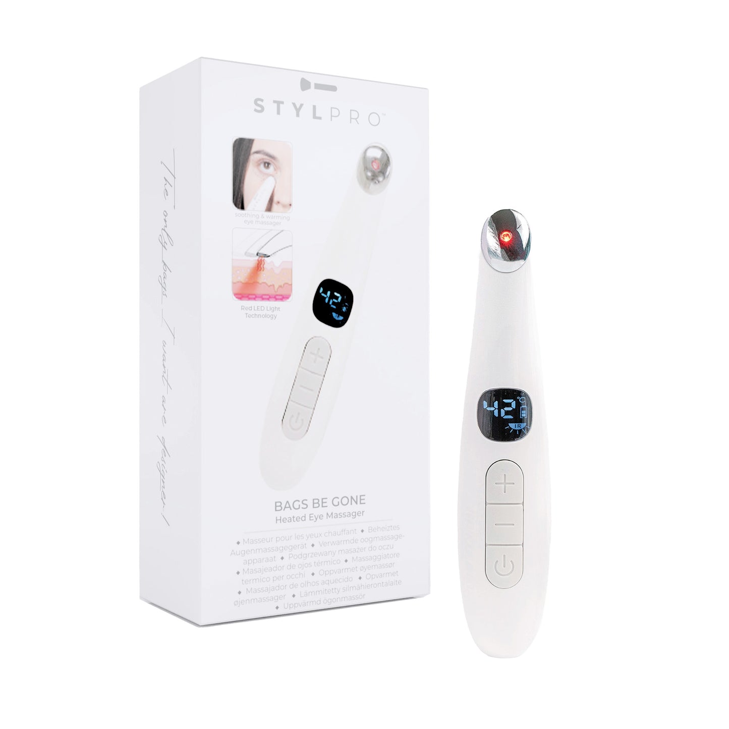 Bags Be Gone Heated Eye Massager