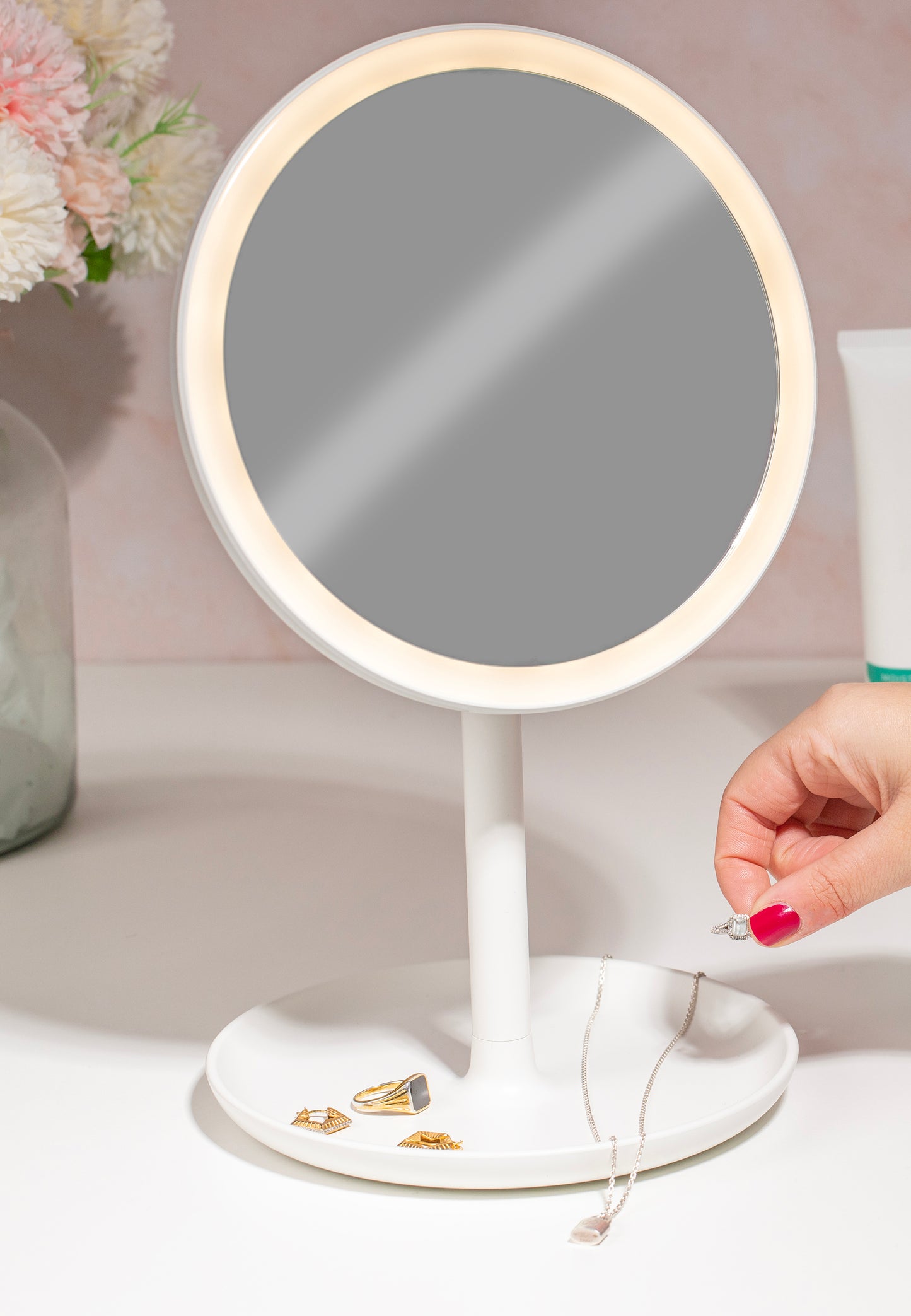 Rechargeable Bluetooth LED Mirror