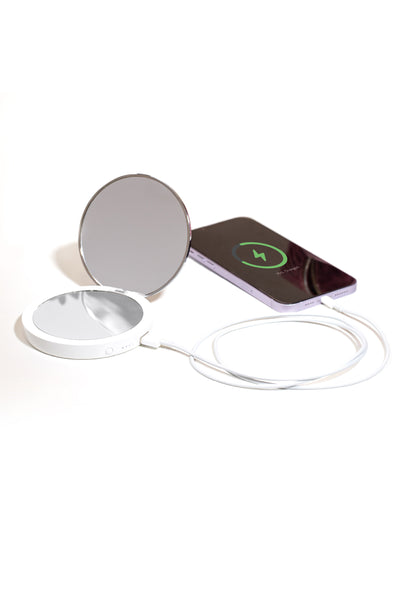Powerbank mit LED-Spiegel