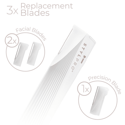 STYLPRO Sonic Dermaplane - Blade Replacement Pack (3)